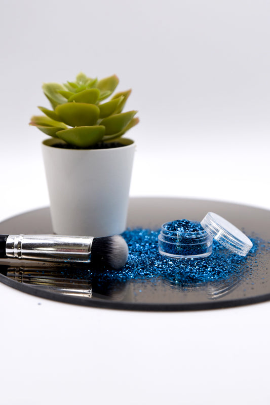 Paillettes biodégradables bleues Ocean