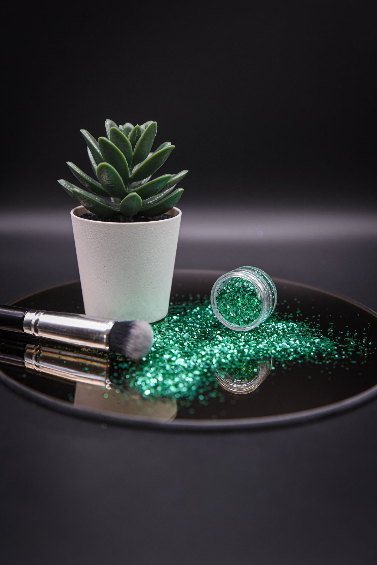 Paillettes biodégradables vertes Spring