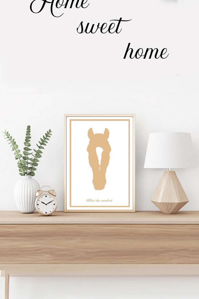 Tableau personnalisé "Naturel" 1 cheval