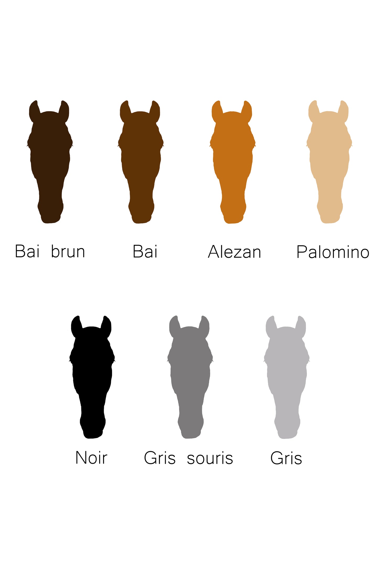 Tableau personnalisé "Naturel" 1 cheval
