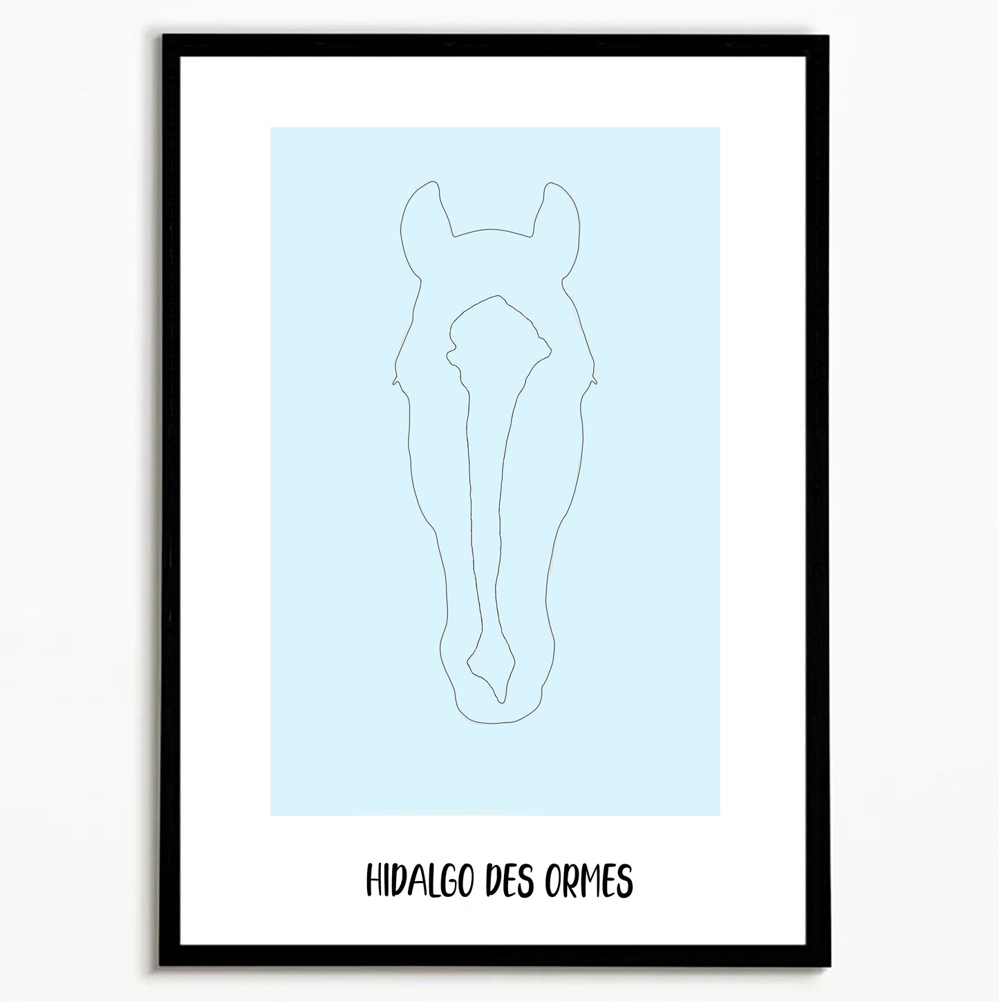 Tableau personnalisé "Artist" 1 cheval