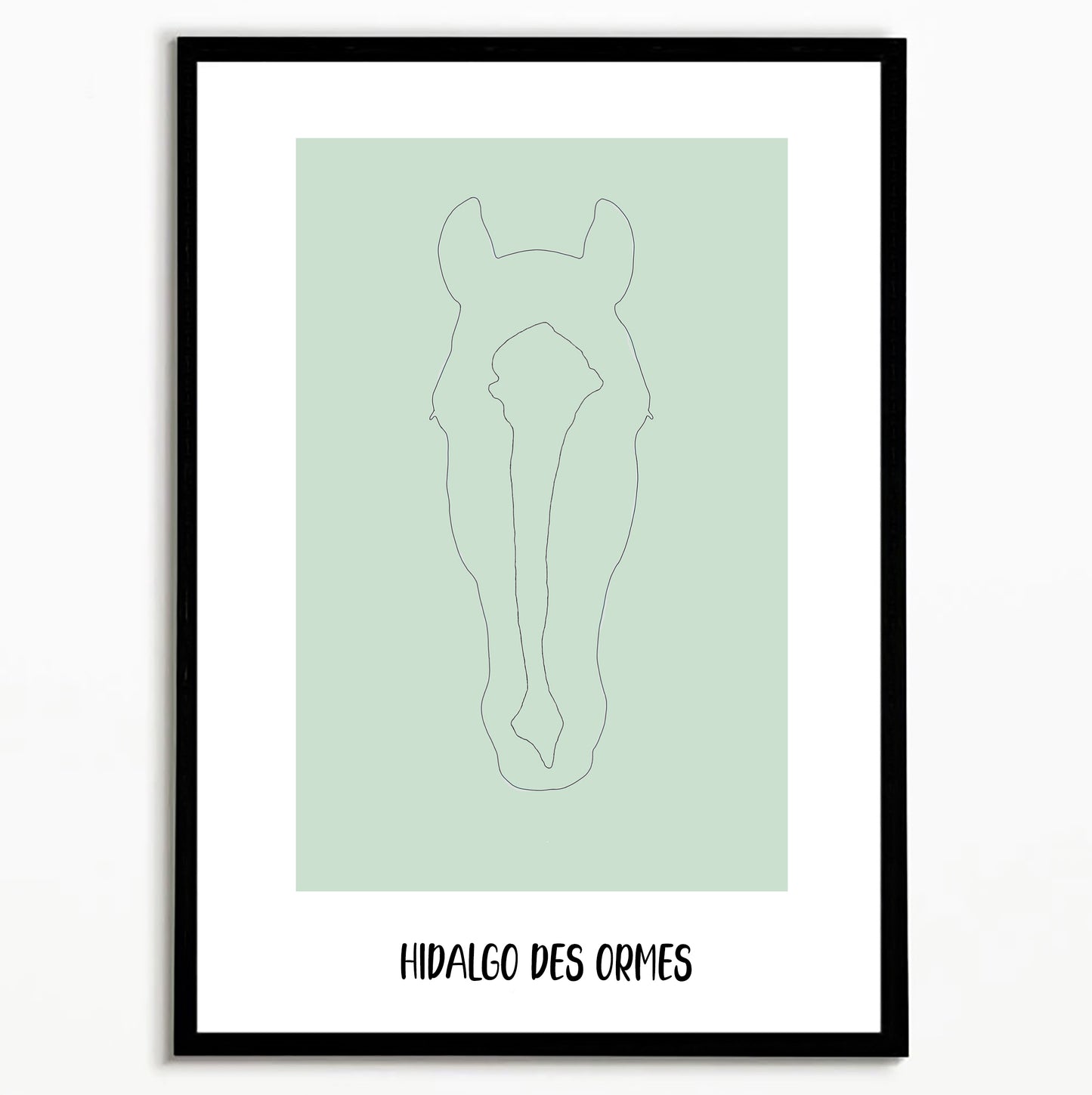 Tableau personnalisé "Artist" 1 cheval
