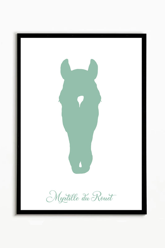 Tableau personnalisé "Pop" 1 cheval