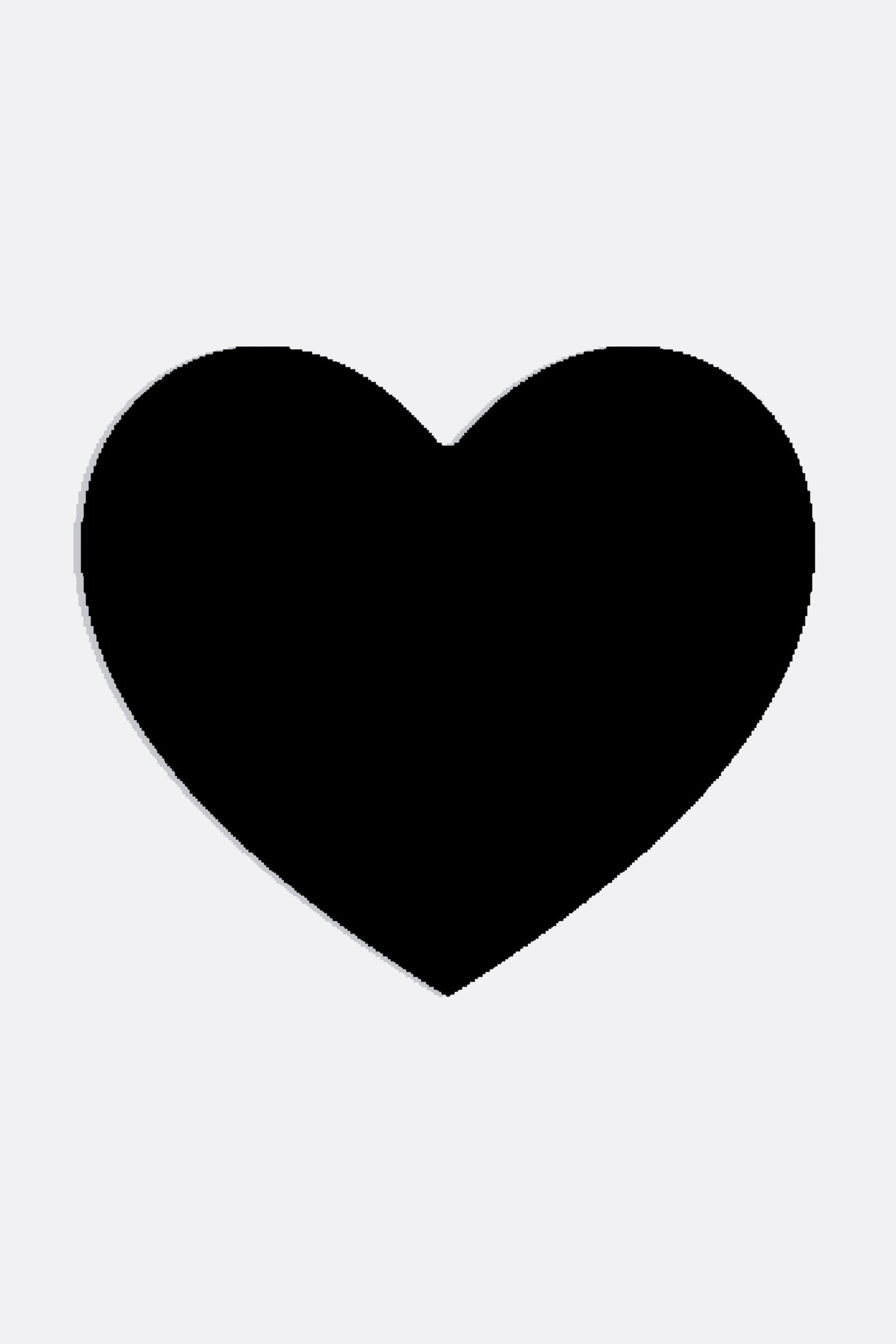 Pochoir coeur 15*21cm