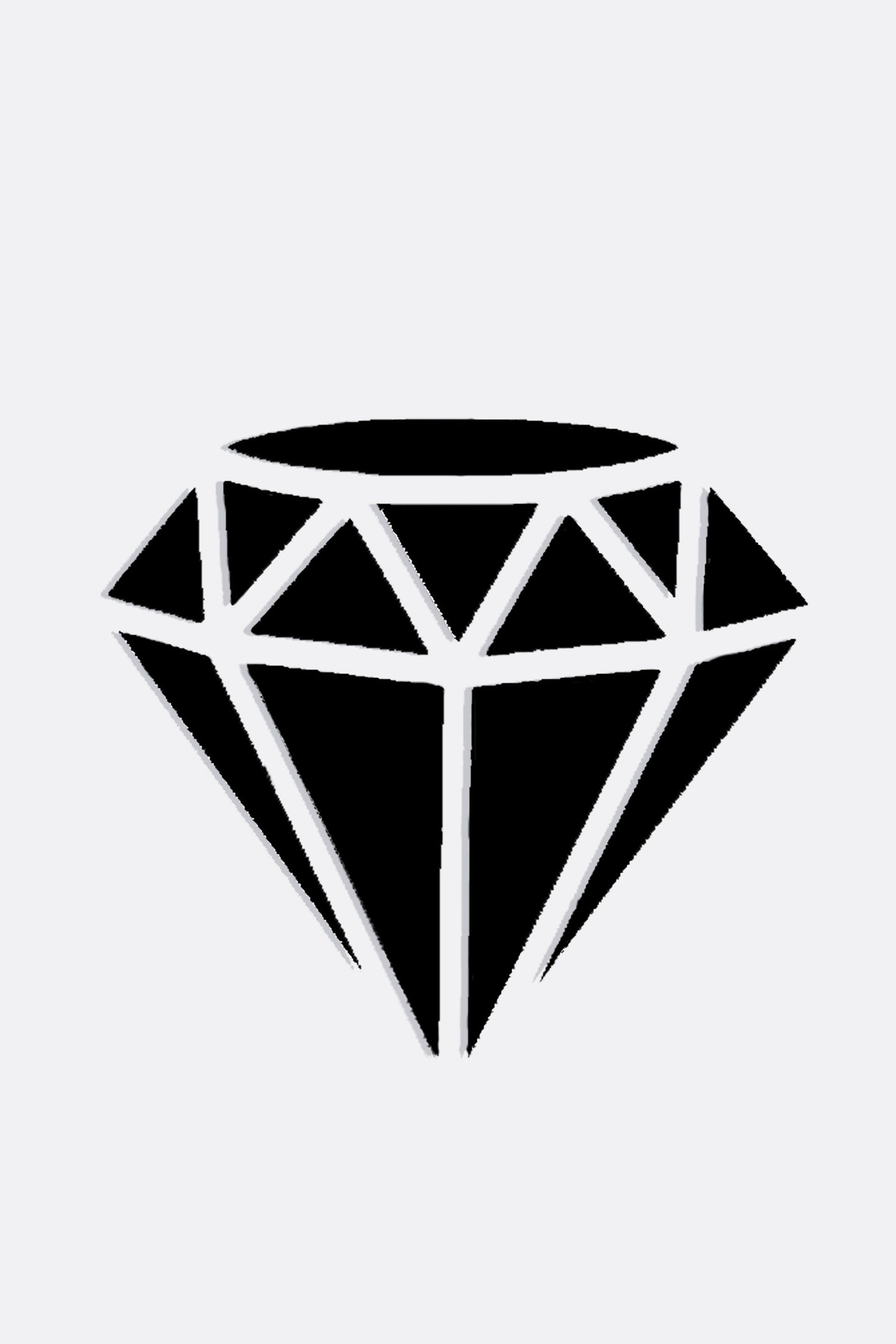 Pochoir diamant 15*21cm