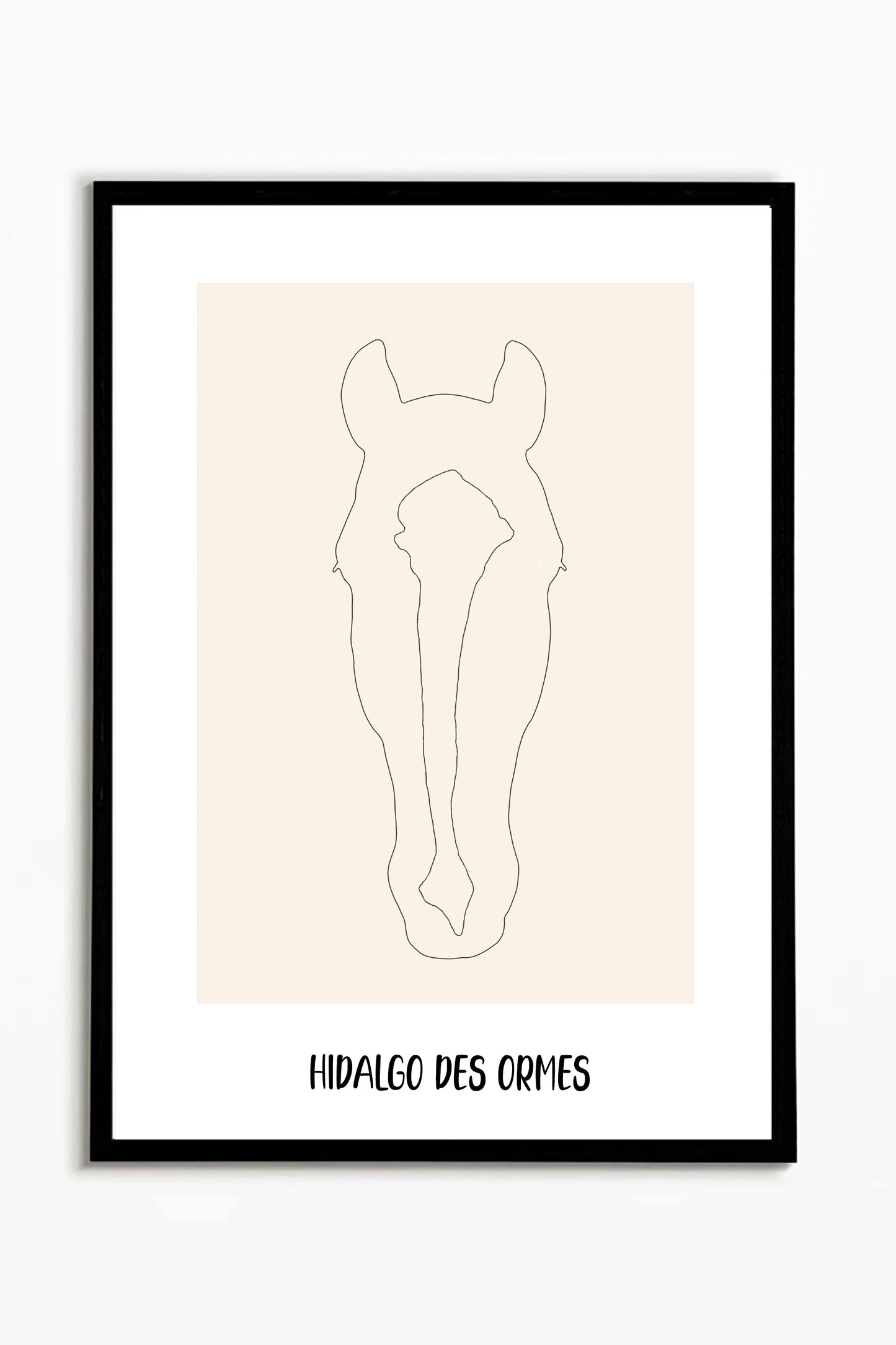 Tableau personnalisé "Artist" 1 cheval
