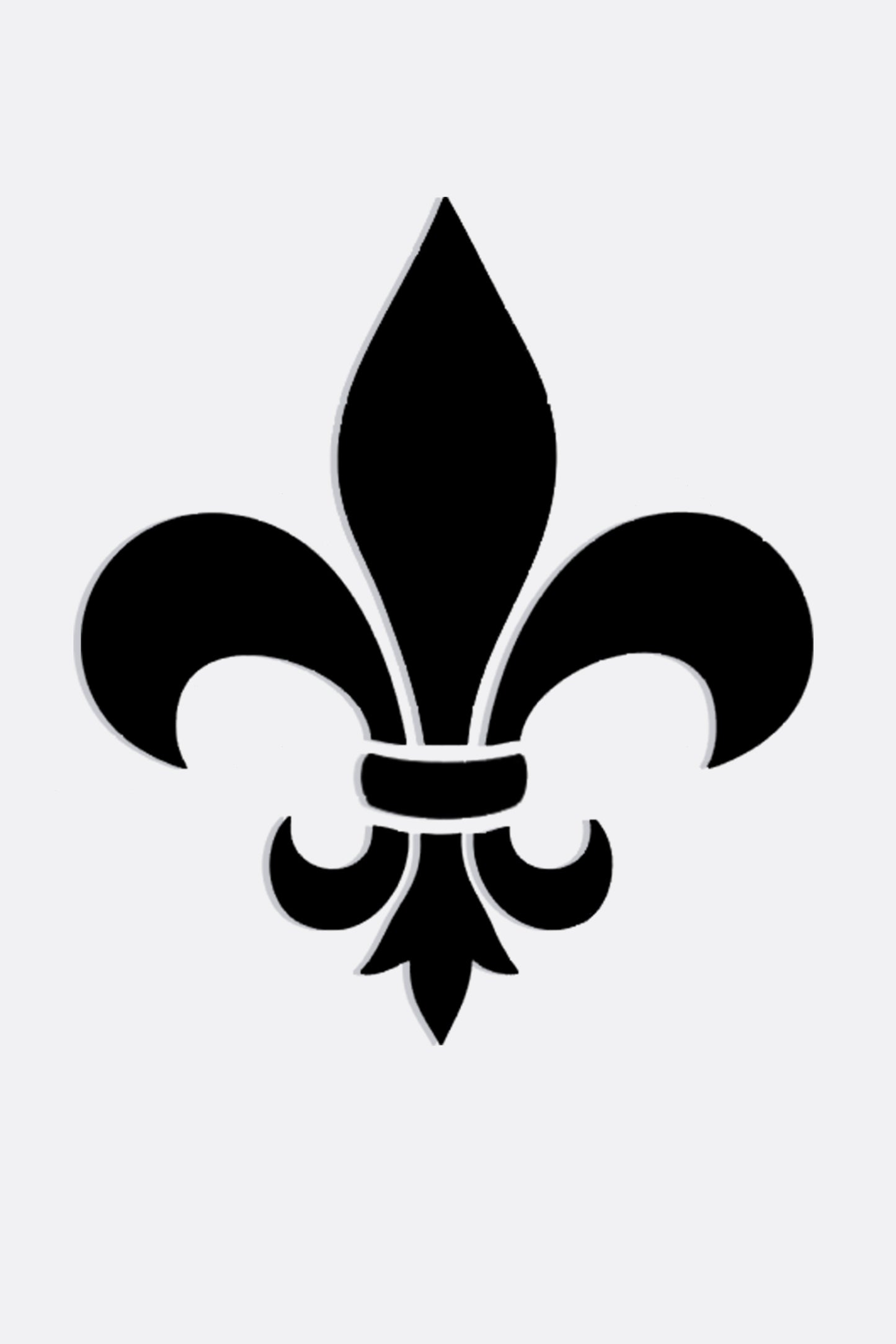 Pochoir fleur de lys 20*30cm