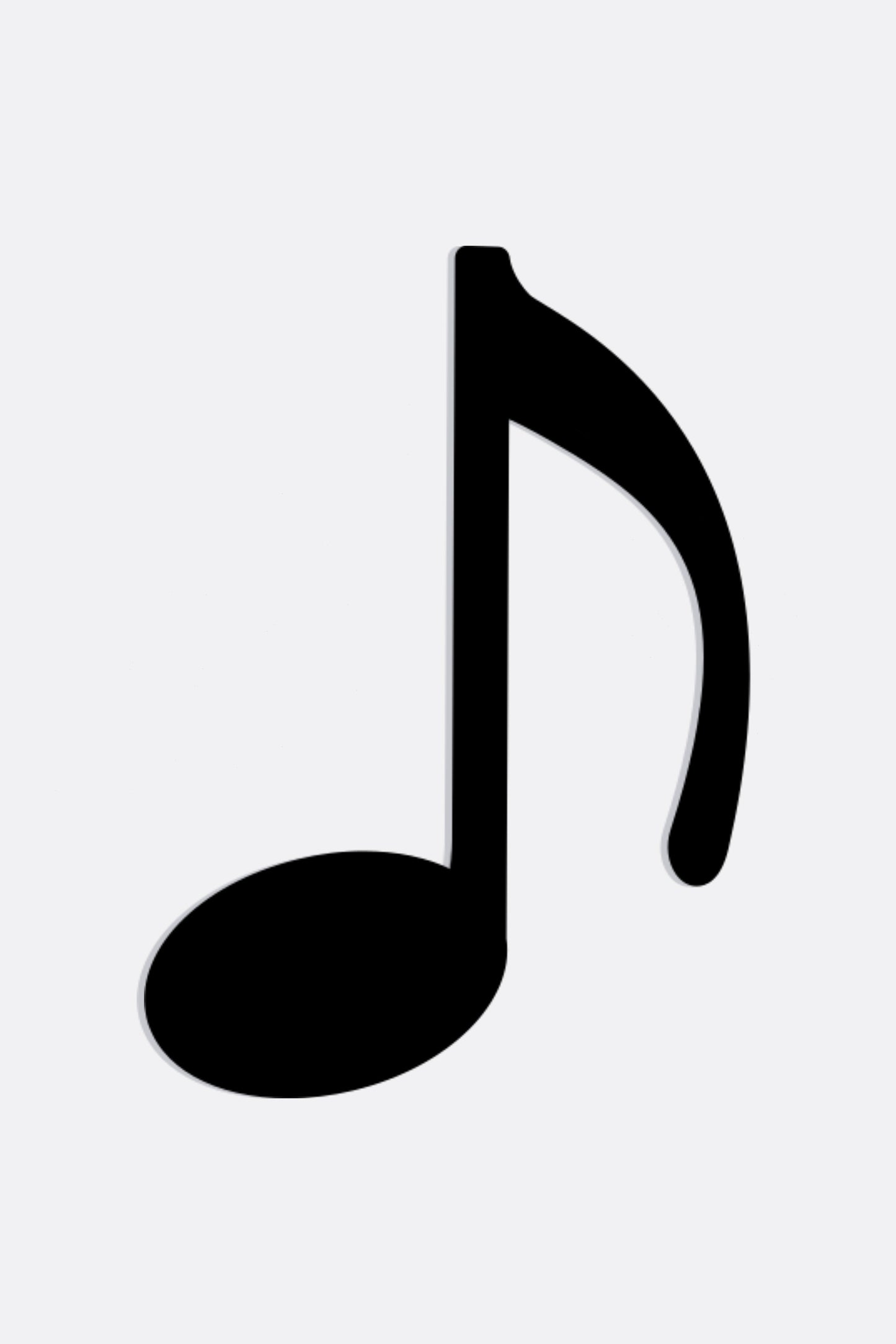 Pochoir note de musique 15*21cm