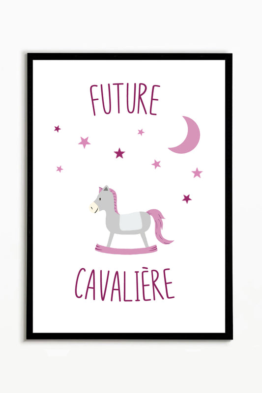 Tableau "YOUNG RIDER" rose