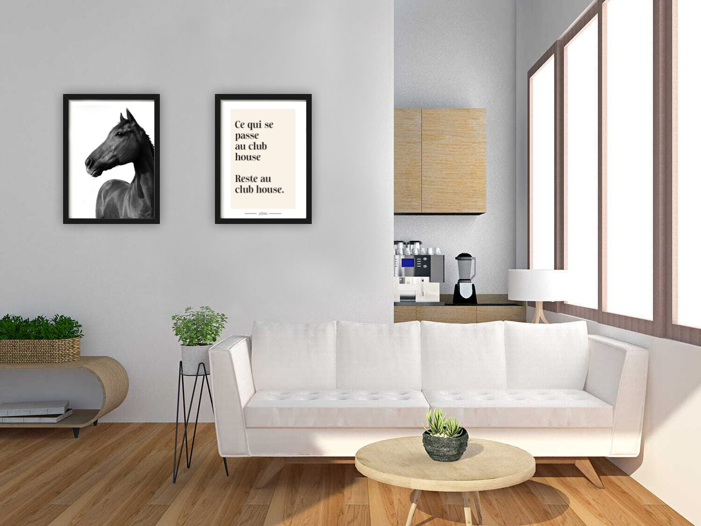 Affiche Club house 30x40cm