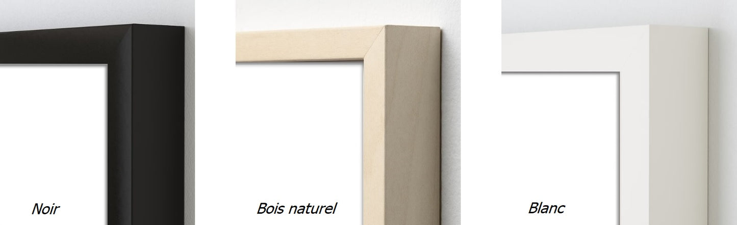 Tableau personnalisé "Naturel" 2 chevaux