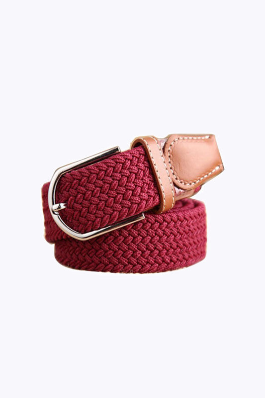 Ceinture stretch bordeaux