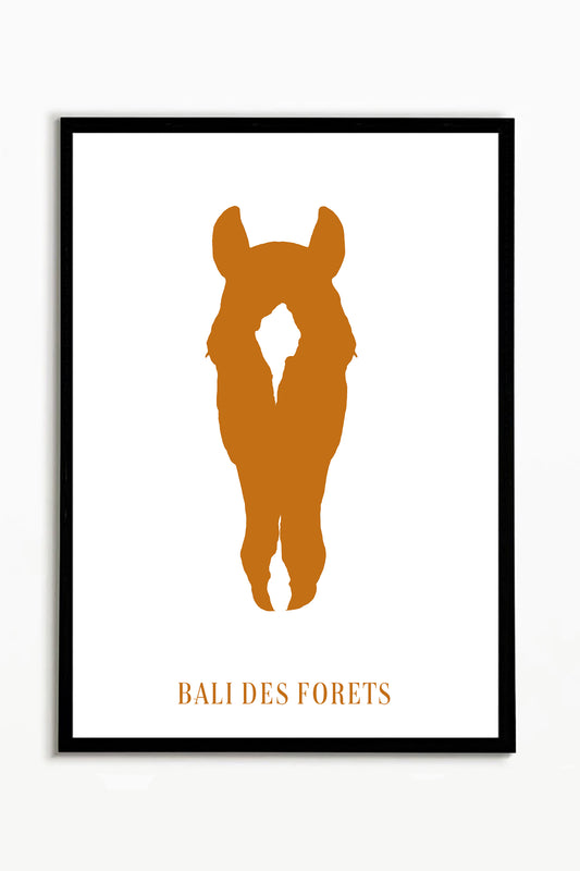 Tableau personnalisé "Naturel" 1 cheval