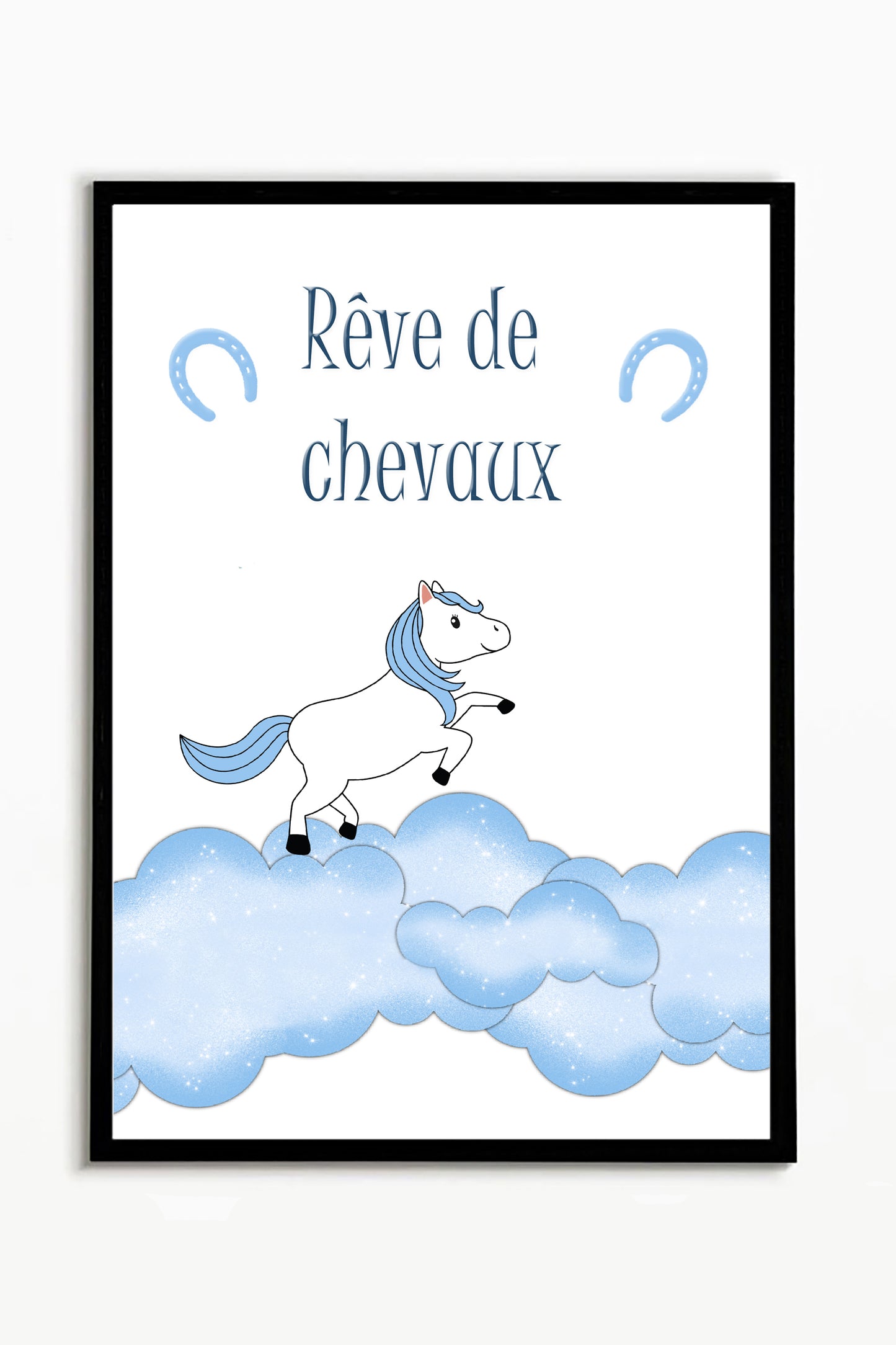 Tableau "DREAM" bleu