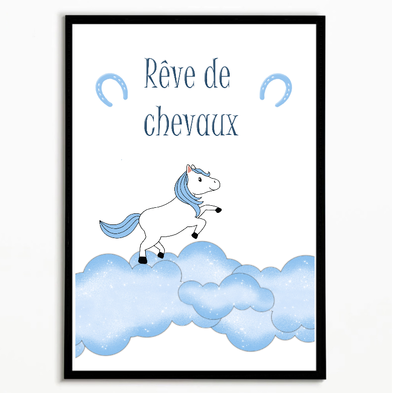 Lot 3 tableaux bleu