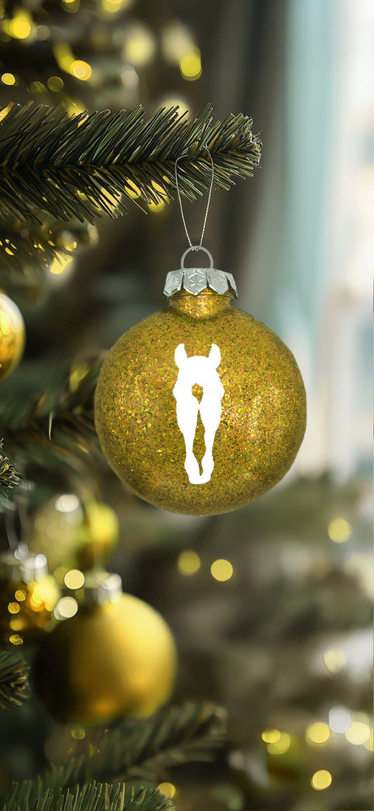 Boule de Noël dorée