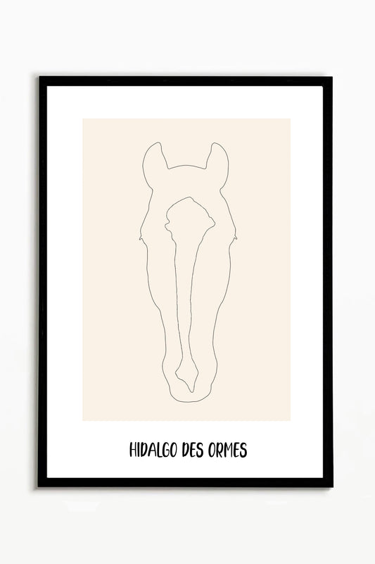 Tableau personnalisé "Artist" 1 cheval