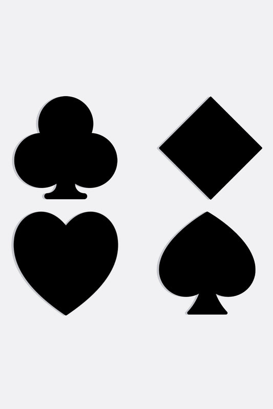 Pochoir jeu de cartes 20*30cm